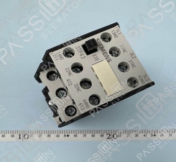 Siemens AC Contactor 3TF43‑22‑0X, Auxiliary contacts: 2NO+2NC, AC110V coil